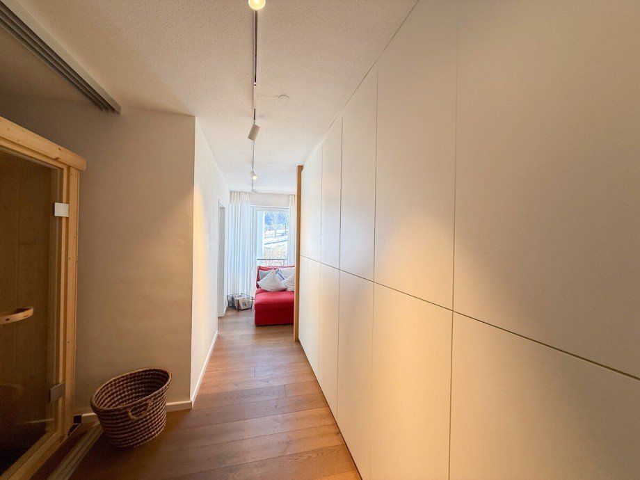 Sauna - Einbauschrank Etagenwohnung Oberstaufen / Steibis