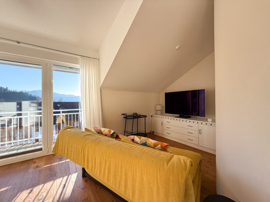 Wohnzimmer Dachgeschosswohnung Oberstaufen / Kalzhofen