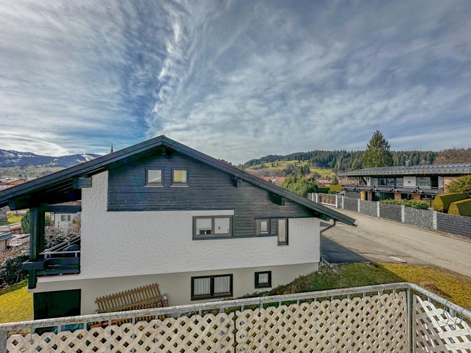 Aussicht Dachgeschosswohnung Oberstaufen