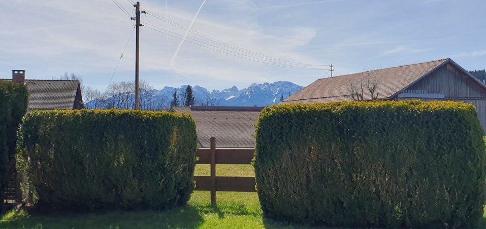 Ausblick Terrassenwohnung R�ckholz