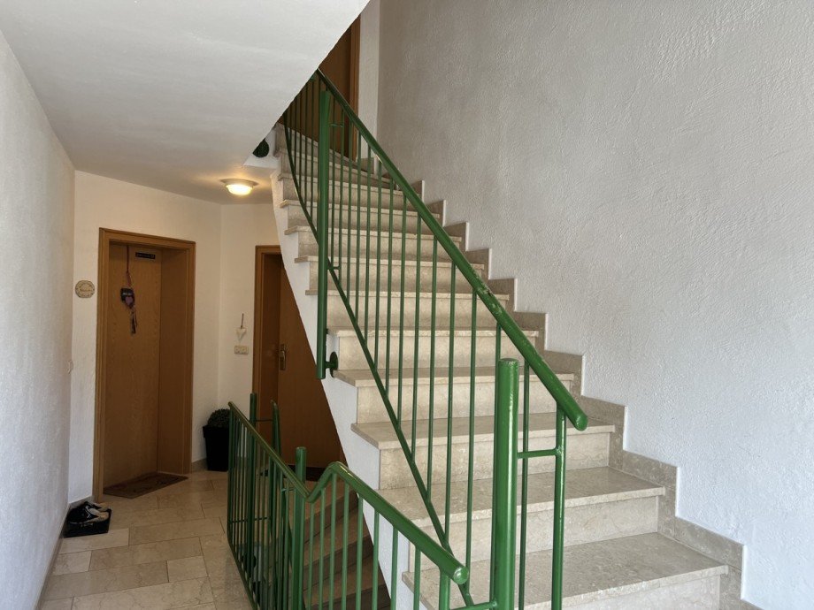 Hauseingang Dachgeschosswohnung Oberstaufen