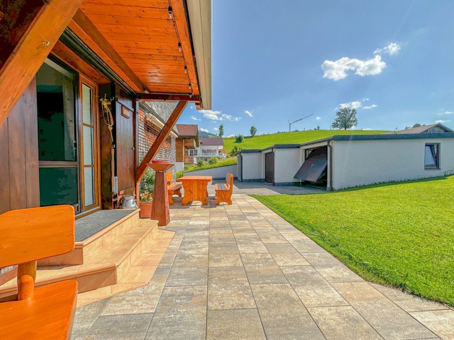 Terrasse Erdgeschosswohnung Oberstaufen / Steibis