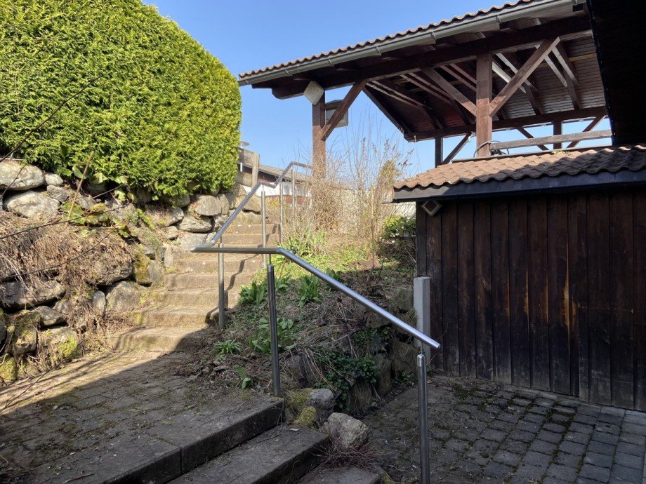 Eingangsbereich Treppenabgang Einfamilienhaus Oberreute