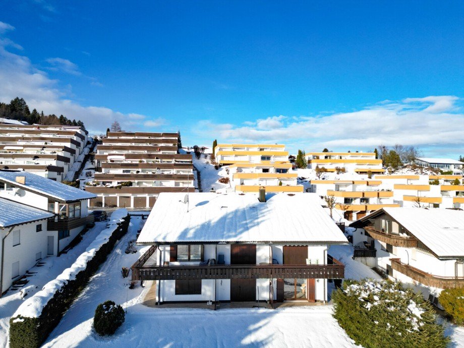 Hausansicht Front Maisonettewohnung Oberreute