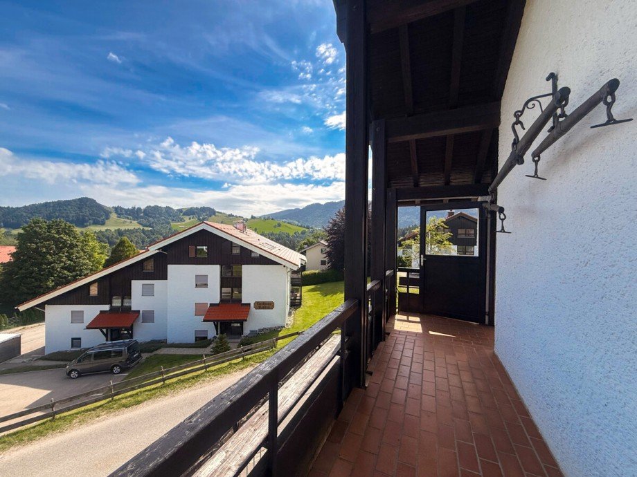 Ost Balkon EG Maisonettewohnung Oberstaufen / Steibis