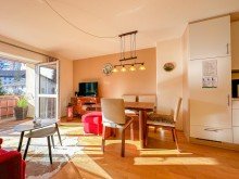 Wohnzimmer Moderne 2-Zimmerwohnung in ruhiger Ortslage von 
 Oberstaufen im Allg�u mit S�d-Balkon u. TG-Stellpl.