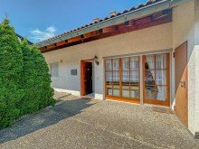 Terrasse und Eingang Alpine Wohntr�ume:
 Gem�tliche 2-Zimmer-Maisonettewohnung 
in Simmerberg im Allg�u