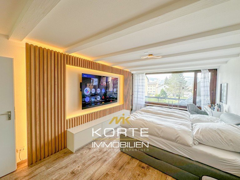 Wohnzimmer Oberstaufen Etagenwohnung TOP Ferienwohnung: 2-Zimmer Wohnung mit S�d-Balkon in ruhiger Ortsrandlage von Oberstaufen im Allg�u