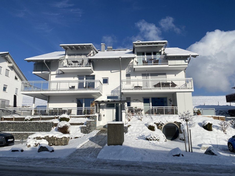 Hausansicht Dachgeschosswohnung Oberstaufen / Kalzhofen