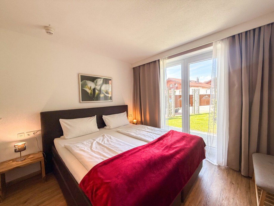 Schlafzimmer Erdgeschosswohnung Oberstaufen / Kalzhofen