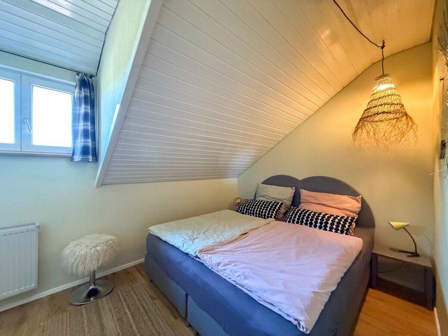 Schlafzimmer Dachgeschosswohnung Oberstaufen