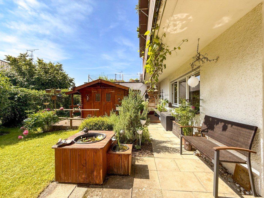 Terrasse + Garten Erdgeschosswohnung Vogt