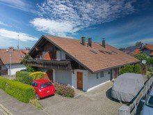 Wohnhaus Alpine Wohntr�ume:
 Gem�tliche 2-Zimmer-Maisonettewohnung 
in Simmerberg im Allg�u