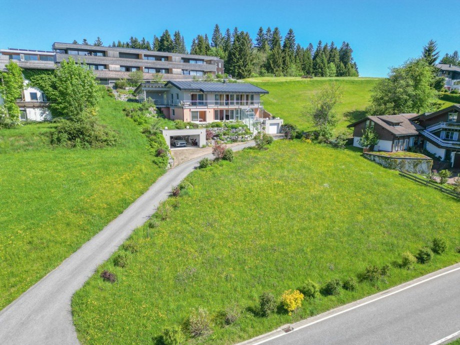 Zufahrt zum Haus Einfamilienhaus Sulzberg