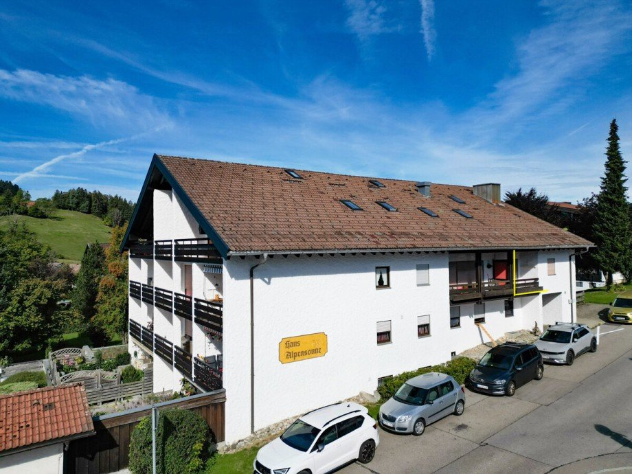 Hausansicht Etagenwohnung Oberstaufen