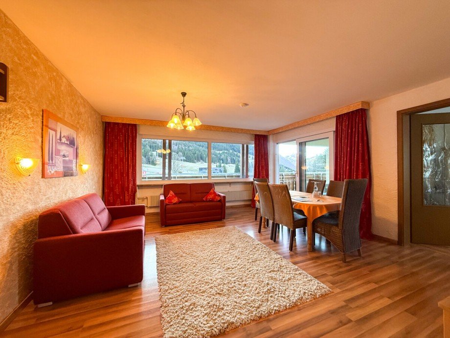 Gro�es Apartment Wohnzimmer Hotels Oberjoch