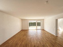 Wohnbereich Exklusive Erdgeschosswohnung mit Sonnenterrasse in Simmerberg im Allg�u - modern und barrierefrei