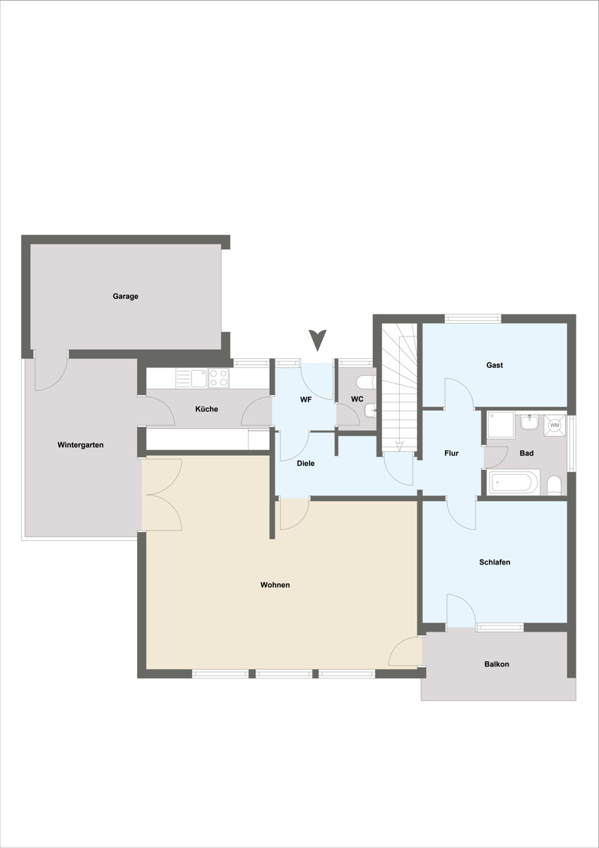 Erdgeschoss Einfamilienhaus Scheidegg / Lindenau