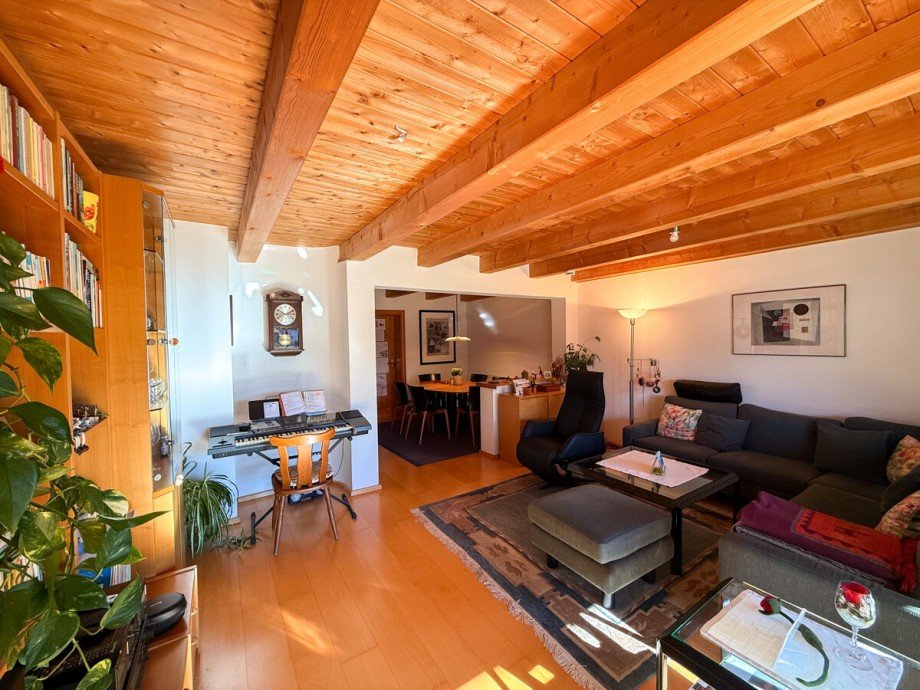 Wohnzimmer Reihenmittelhaus Lindenberg im Allg�u / Ellgassen