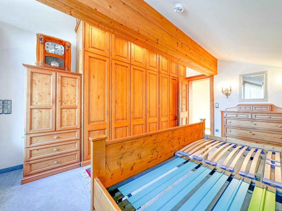Schlafzimmer Dachgeschosswohnung Oberstaufen