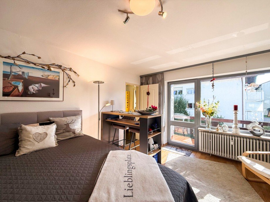 Wohn/Schlaf/Esszimmer Etagenwohnung Oberstaufen