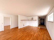 Ess/Kochbereich Exklusive Erdgeschosswohnung mit Sonnenterrasse in Simmerberg im Allg�u - modern und barrierefrei