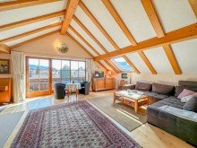 Wohn / Esszimmer Gepflegte 3-Zimmerwohnung mit Bergpanorama 
 in zentraler Lage von
  Oberstaufen im Allg�u