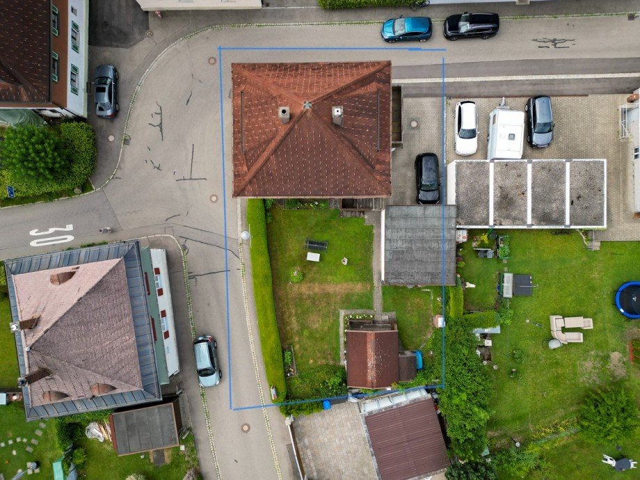 Vogelperspektive Mehrfamilienhaus Lindenberg im Allg�u