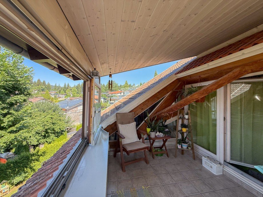 Loggia Dachgeschosswohnung Scheidegg / Lindenau