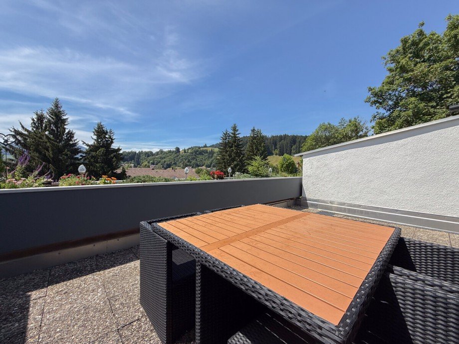 Terrasse Penthousewohnung Oberstaufen