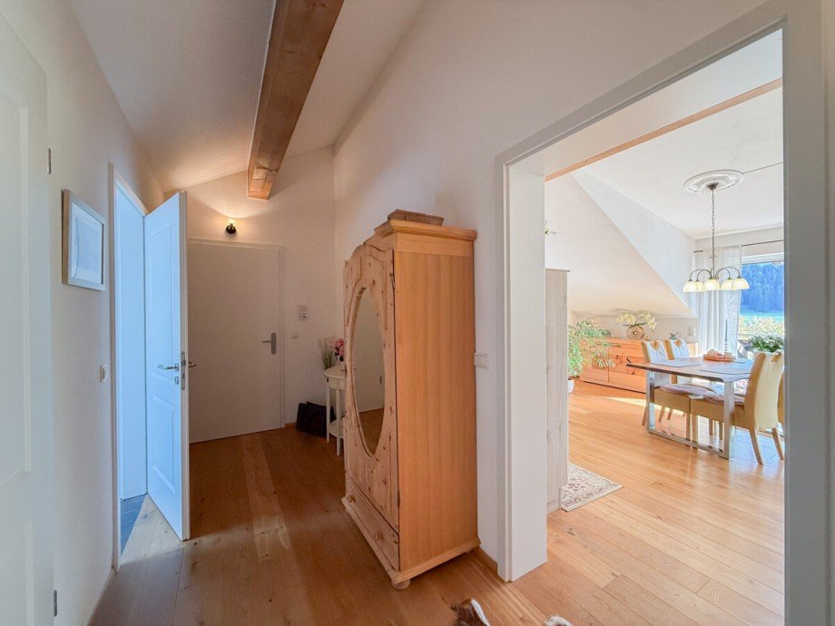Flurbereich Dachgeschosswohnung Oberstaufen / Wiedemannsdorf