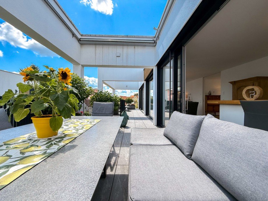 Dachterrasse Penthousewohnung Isny im Allg�u
