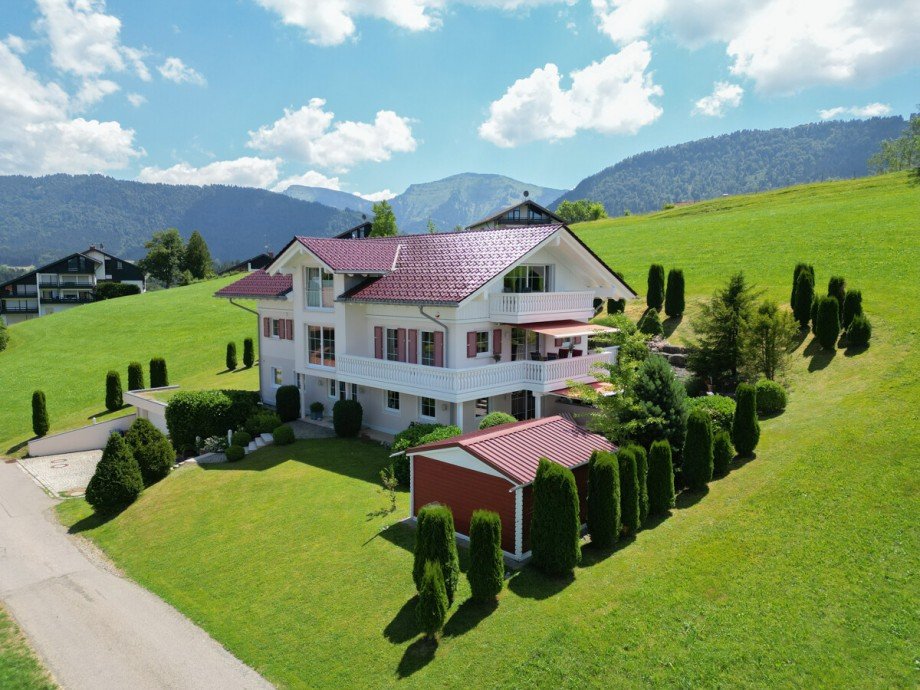 Objektansicht Westen Einfamilienhaus Oberstaufen / Steibis