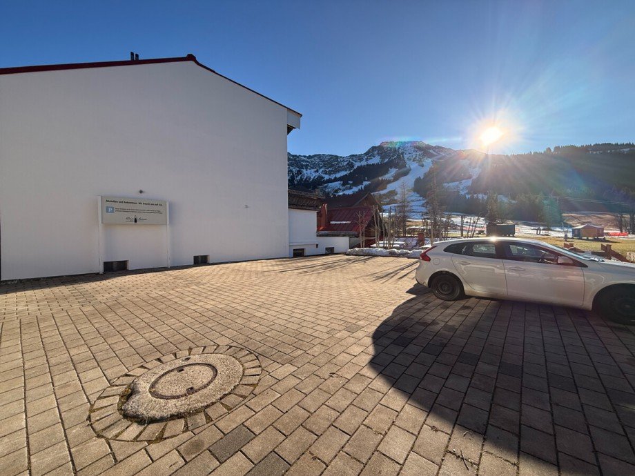 Parkplatz Hotels Oberjoch