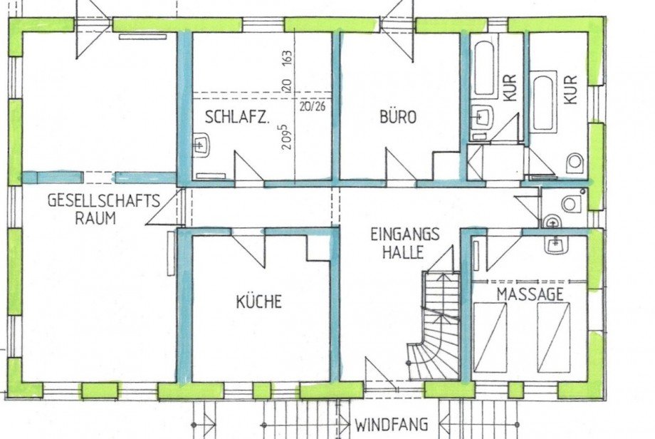 Grundriss EG Einfamilienhaus Oberstaufen
