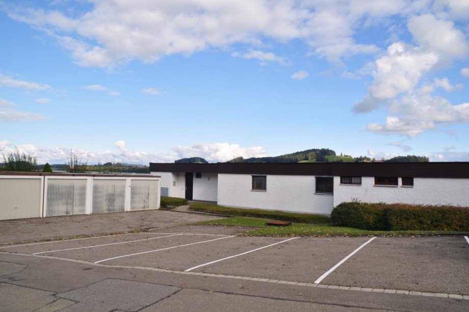 Wohnungseingang und Garage Penthousewohnung Oberreute