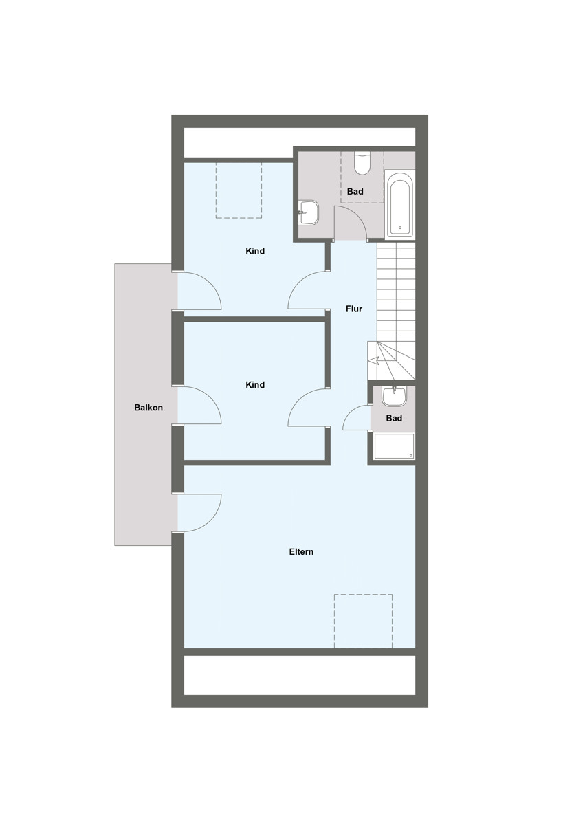 Obergeschoss Maisonettewohnung Lindau (Bodensee)
