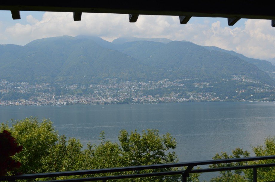 Blick nach Lorcarno Etagenwohnung Vira (Gambarogno)