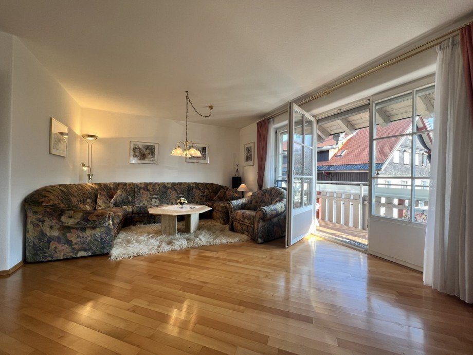 Wohnzimmer Etagenwohnung Oberstaufen / Wiedemannsdorf