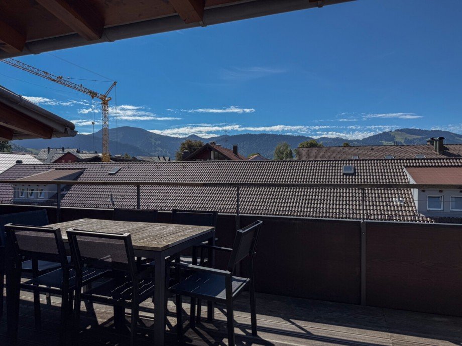 Dachterrasse Dachgeschosswohnung Oberstaufen