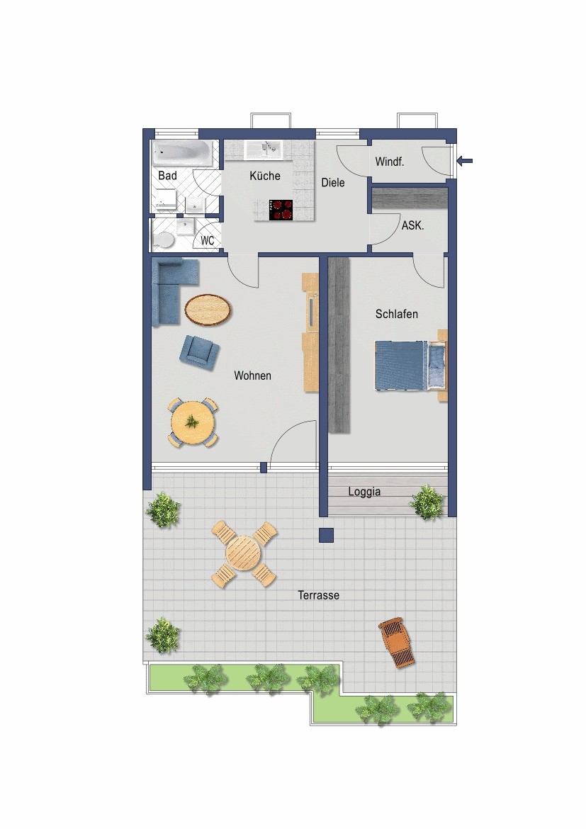  Penthousewohnung Oberreute