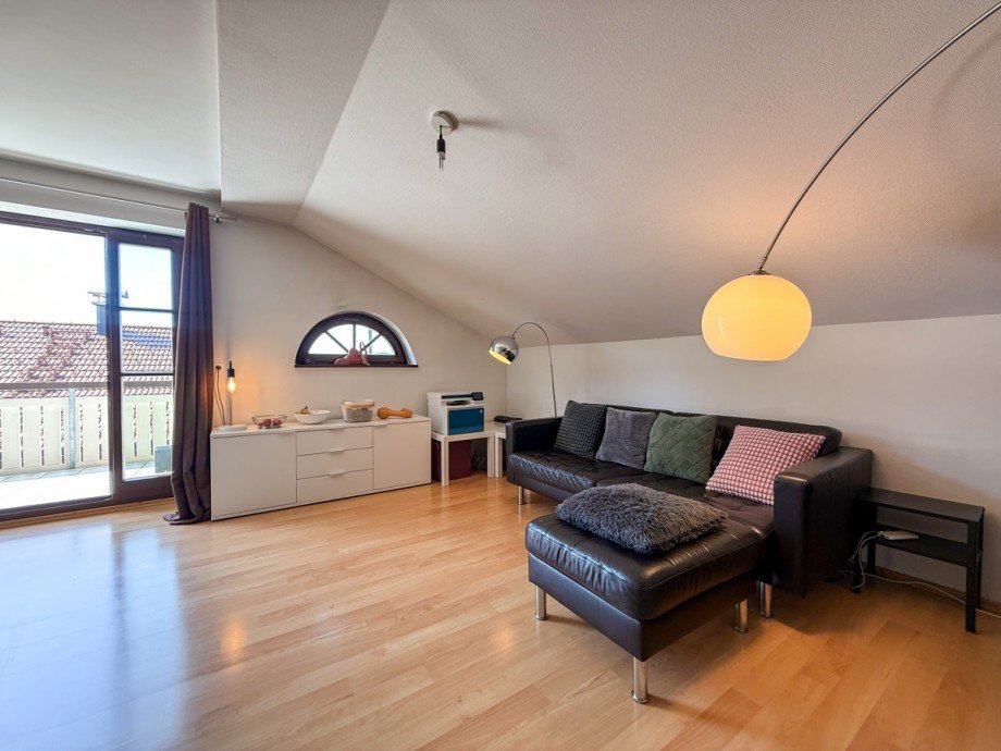 Wohnzimmer Dachgeschosswohnung Oberstaufen-Steibis