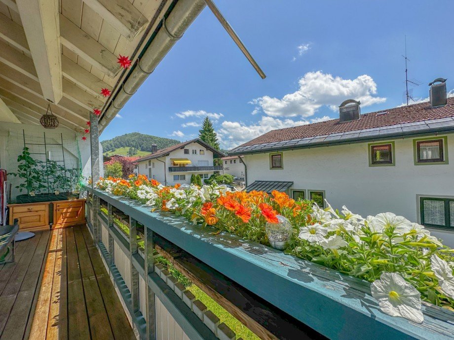Balkon Maisonettewohnung Oberstaufen